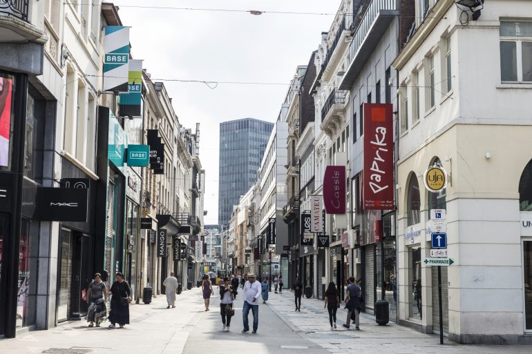La Rue Neuve, le paradis du shopping.